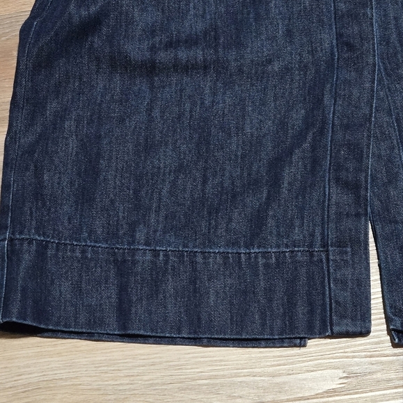 COS Denim Utility Dark Wash Cargo Front Pockets Luxury Durable Dress Size 6 - Picture 8 of 16